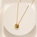 Titanium Steel Micro Inlaid Colorful Openable Clover Pendant Necklace For Women In South Korea, Small And Minimalist,_ipsvogv.com