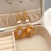 Irregular inlaid earrings with personalized dign, high-end feeling, refined temperament, and fashionable ear_ipsvogv.com
