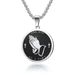Praying hands prayer text stainless steel pendant prayer gesture titanium steel necklace_ipsvogv.com