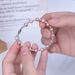 DIY Bracelet Natural Pearl Powder Niche High-end Feeling, Broken S Silver Bracelet, No Fading_ipsvogv.com