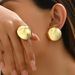 2024 New Versatile Women's Jewelry Set Electroplated Alloy Earrings Small Fragrant Style Finger Ring_ipsvogv.com