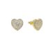 Women's Jewelry Heart Shaped Zircon Earrings Niche Design High End Earrings Accessories_ipsvogv.com