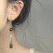 New Chinese Retro Wind Chime Tassel Earrings For Women New Style Niche Design Simple Exquisite Personality Advanced Earrings Earrings_ipsvogv.com