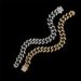 Hip-Hop Stainless Steel Cuban Chain Men's Fashion Bold Square Buckle Bracelet_ipsvogv.com