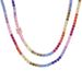 Men And Women's Jewelry Hip Hop New 5mm Color Zircon Tennis Chain Hip Hop Necklace Tennis Chain_ipsvogv.com