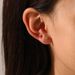 Women’s Jewelry Set Fashion Simple Rhinestone Earrings Personality Fashion Women's December Colored Diamond Stainless Steel Earrings_ipsvogv.com