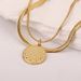 Women's Jewelry Retro Double Layered Devil's Eye Snake Bone Necklace Light Luxury High End Design Versatile Clavicle Chain_ipsvogv.com