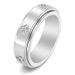 Women's Jewelry Titanium Steel Simple Ladies Rotatable Four Leaf Clover Ring Ins Small Fragrance Style Gold Jewelry_ipsvogv.com