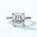 new Product Pigeon Egg Fat Square Brilliant Moissanite Ring Female S925 Silver Inlaid Moissanite Wedding Ring Simple Atmosphere_ipsvogv.com