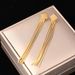 Fashionable Temperament, High-end Sense, Tassel Long Stainless Steel Geometric Earrings, Women's Non Fading Ear_ipsvogv.com