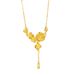 Sand Gold Flower Like Brocade Necklace, Light Luxury Temperament, Tassel Collarbone Chain, Timeless Jewelry, Yiwu_ipsvogv.com