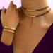 Women’s Jewelry Set Fashion Leather Leopard Print Double Layer Sticker Neck Collar Bracelet Set Retro Charm Metal Tube Decoration Fashion Punk_ipsvogv.com