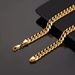 Hip Hop Stainless Steel Round Encrypted Cuban Chain Men's Buckle Fine Polished High-end Jewelry_ipsvogv.com