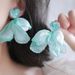 Unisex Pink Sweet Heart Chiffon Petal Earrings Super Fairy Holiday Style Photo Earrings Square Round Face Earring Accessories_ipsvogv.com