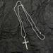 Ma Siwei's Same Full Diamond Cross Titanium Steel Necklace For Men's Personalized Design Jewelry_ipsvogv.com