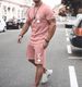 Men's printed casual short-sleeved two-piece suit_ipsvogv.com