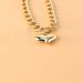 Jewelry Alloy Peach Heart Pendant T Shaped Opening Double Layer Bracelet Temperament Cold Style Hand Jewelry_ipsvogv.com