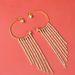 Popular accessories, long tassel daily wear earrings, women's clothing accessories_ipsvogv.com