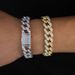 Men's Jewelry 15mm Single Row Zircon Cuban Chain Men's Fashion Hip Hop Accessories Hip Hop Bracelet_ipsvogv.com
