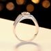 S925 Sterling Silver Men's Ring Domineering And Fashionable Moissanite 1ct Opening Adjustable New Frosted Diamond Ring_ipsvogv.com