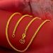 Vietnamese Sand Gold Women's Necklace Water Wave Chain Chopin Chain Brass Vacuum Electroplating Simulated Gold Chain Gold Shop Same Style_ipsvogv.com