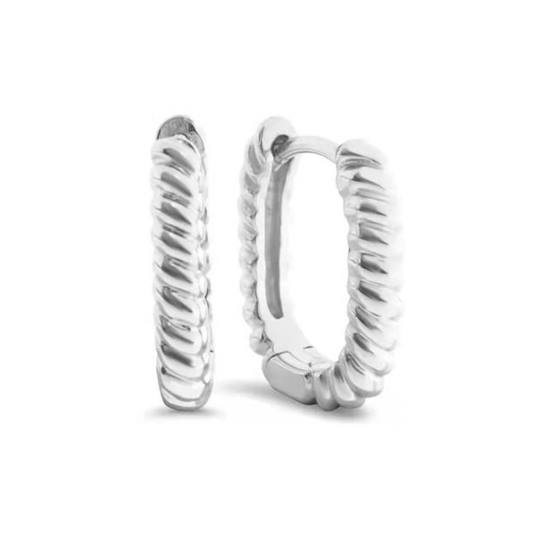 Women's Jewelry S925 Silver Needle Retro INS Style Thread U Shaped Earrings Ladies Popular Accessories Classic Twisted Twist Earrings_ipsvogv.com