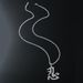 Personalized stainless steel ninja necklace, men's domineering hip-hop sweater chain, pendant, long neck chain_ipsvogv.com