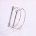 Unisex steel bracelet new style does not fade horseshoe buckle diamond inlaid versatile personality female light luxury bracelet_ipsvogv.com