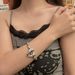 Unisex Hot Selling Love Pendant Beaded Necklace For Women, Simple Niche Design, Sweet And Cool Hot Girl Style, Retro Sweater Chain_ipsvogv.com
