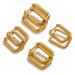 Titanium Steel Square Simple And Fashionable, Smooth Rectangular Earrings, DIY Ac, Waterproof, Vacuum Plated_ipsvogv.com