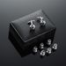New Silver Twisted Cufflinks Set French Fashion Metal Cufflinks Hot Sales Cufflink_ipsvogv.com