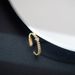 French Romantic Titanium Steel Ring For Women With Gold Plated And Colorless Early Autumn Hand Jewelry Stainless Ring_ipsvogv.com