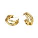Ins Style Internet Celebrity Gold Color Titanium Hoop For Women French Light Luxury Stainless Steel C-shaped Multi-layer_ipsvogv.com