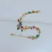 New Fashion Countryside Style Charm Bracelet For Women Girls Fresh Cute Butterfly Four Wer Inlaid Colorful Zircon_ipsvogv.com