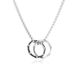 New double ring bamboo pendant trend necklace high end men's niche sweater chain clavicle chain national trend ins style_ipsvogv.com