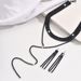 Women’s Jewelry Set Fashion New Full Diamond Multi Layer Necklace Fashionable Simple Long Tassel Necklace Clavicle Chain Female Jewelry_ipsvogv.com