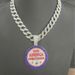 Round Brand MAKE AMErica CREAT AGAIN Letter Alloy Pendant Hip-hop Men's Necklace_ipsvogv.com