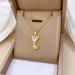 【 Titanium Steel 】 Colorful Cat Zircon Light Luxury Temperament Gorgeous Full Diamond Necklace Women's Versatile_ipsvogv.com