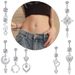 Women's Jewelry Zircon Belly Button Ring Belly Button Nail Piercing Jewelry_ipsvogv.com