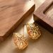 Fashionable Small Fragrant Style Hollow Water Droplet Shaped For Women, Niche, Simple, High-end Silver Needle Earrings_ipsvogv.com