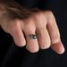 Green Zircon Ring Men, With A High-end Feel Personalized Light Luxury, Versatile Trendy For Women, Niche Design, And_ipsvogv.com