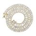 Hip Hop New 4X6 Rectangular Zircon Full Diamond Necklace For Men And Women Trendy Jewelry_ipsvogv.com