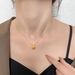 2023 New Small Pendant With Titanium Steel Gold-plated Light Luxury Striped Scallop Shell Texture Item_ipsvogv.com