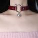 Niche Design Punk Bell PU Leather Pure Desire Style Neck Strap Traction Unisex Choker_ipsvogv.com