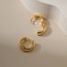 Earrings Plain Hoop Ear Buckles Round Copper Plated K Gold Earrings Small Earrings For Ear Holes_ipsvogv.com