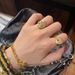 French Medieval Style, Niche Design, Irregular Rock Sugar, Yellow Diamond, Round Beads, High-end Feel, Hollowed Out Oval_ipsvogv.com