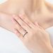 Simple single diamond wedding rings, couple rings, men's rings, rose gold plated rings_ipsvogv.com