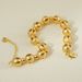 Luxurious Gold-plated Copper Bracelet, Hollow Design, Adjustable Chain, Suitable For Women_ipsvogv.com
