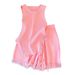 Women's Clothing Sweet and Spicy Style Top Suit Women's Pink Tassel Knitted Small Camisole + High Waist Wide Leg Casual Shorts_ipsvogv.com