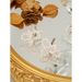 INS Style Fashion Light Luxury High-end Brass Flower Shell Pearl Beaded Earrings_ipsvogv.com